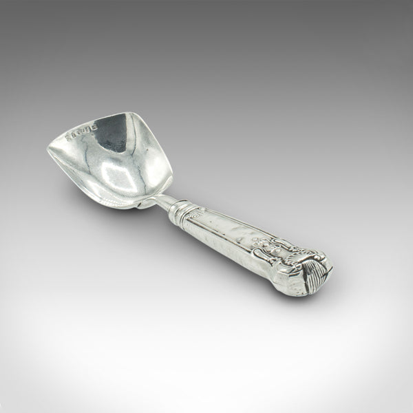 Antique Sugar Spoon, English, Sterling Silver, Hallmark, Georgian, Dated 1780