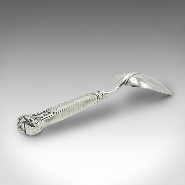 Antique Sugar Spoon, English, Sterling Silver, Hallmark, Georgian, Dated 1780