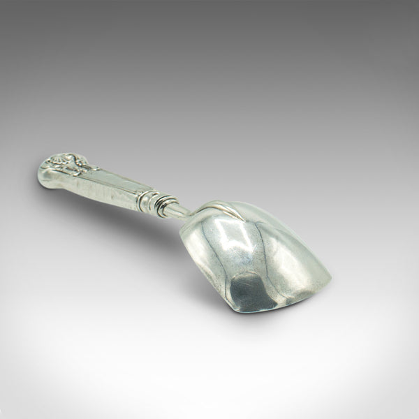 Antique Sugar Spoon, English, Sterling Silver, Hallmark, Georgian, Dated 1780
