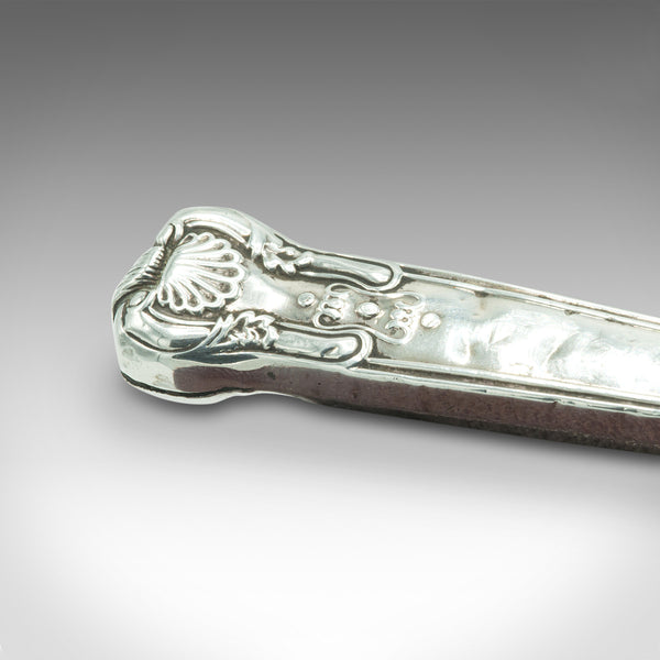 Antique Sugar Spoon, English, Sterling Silver, Hallmark, Georgian, Dated 1780