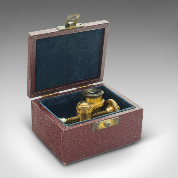 Antique Thread Counter, English, Brass, Industrial Instrument, Victorian, C.1900