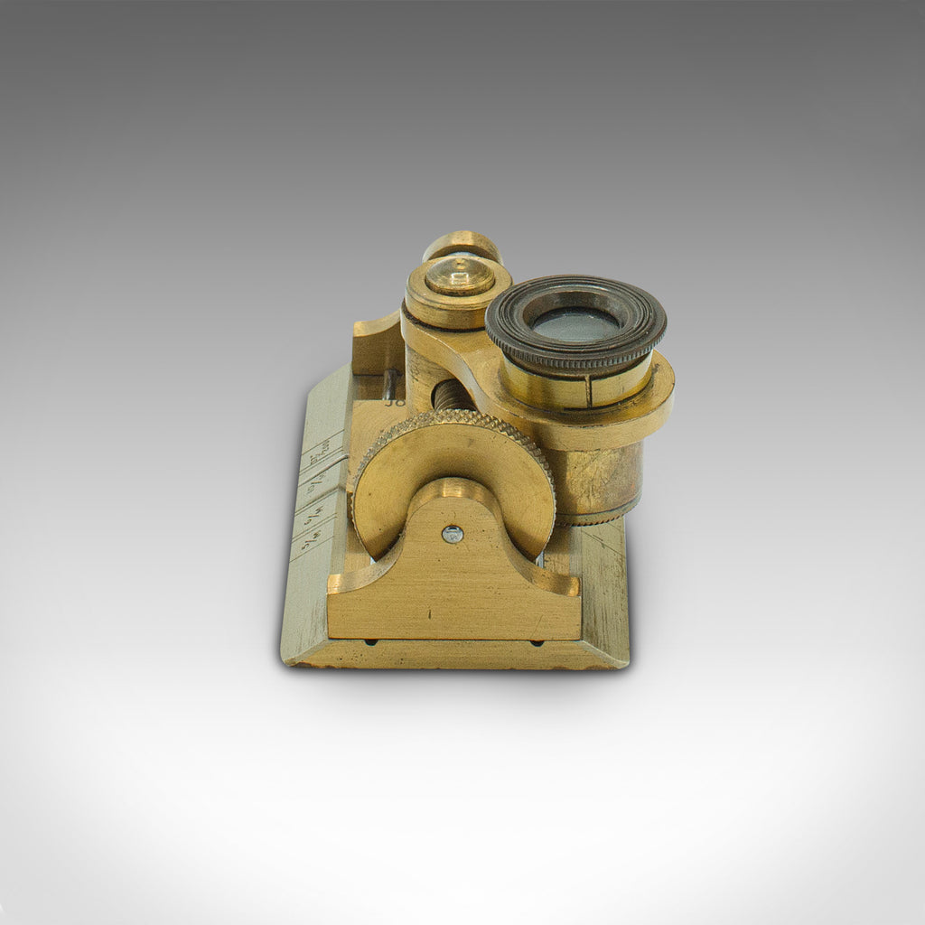 Antique Thread Counter, English, Brass, Industrial Instrument ...