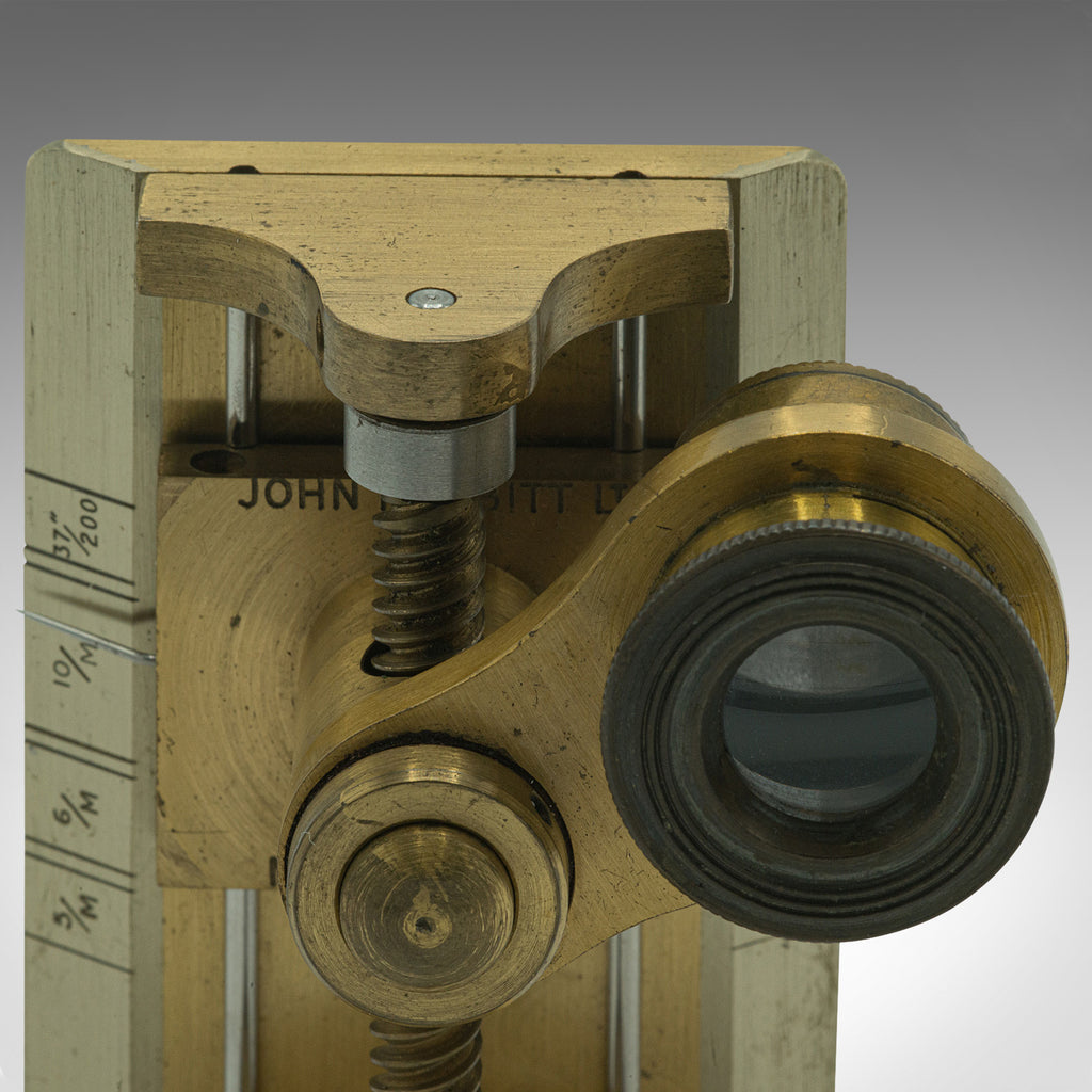 Antique Thread Counter, English, Brass, Industrial Instrument ...