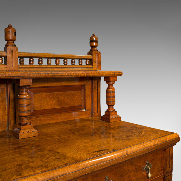 Large Antique Grand Sideboard, Scottish, Oak, Buffet Cabinet, Victorian, C.1860