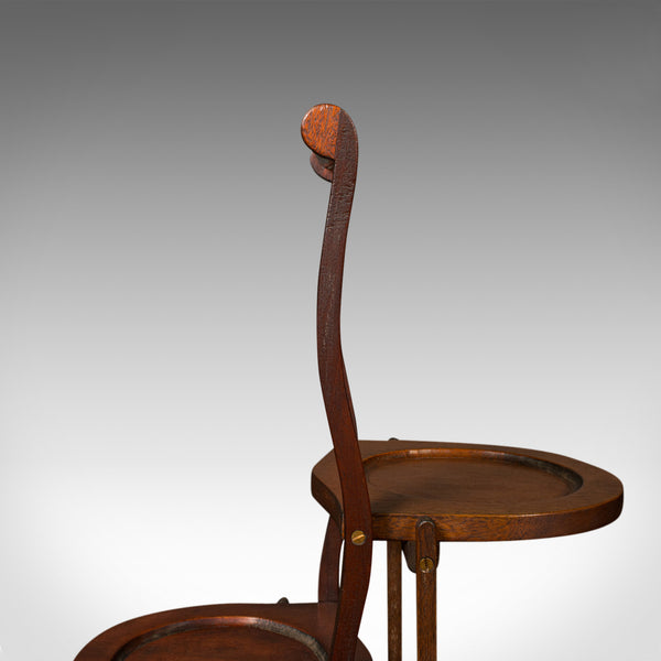 Pair Of Vintage Folding Cake Stands, English, Afternoon Tea, Art Deco, C.1930