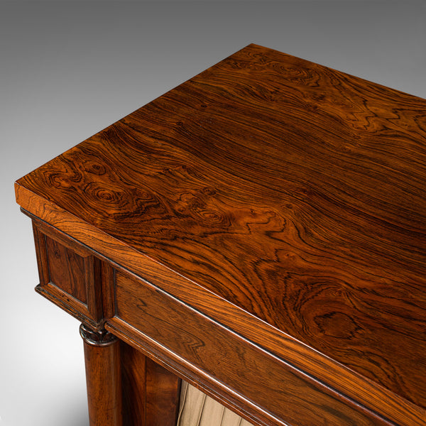 Antique Breakfront Book Cabinet, English, Chiffonier, Sideboard, William IV