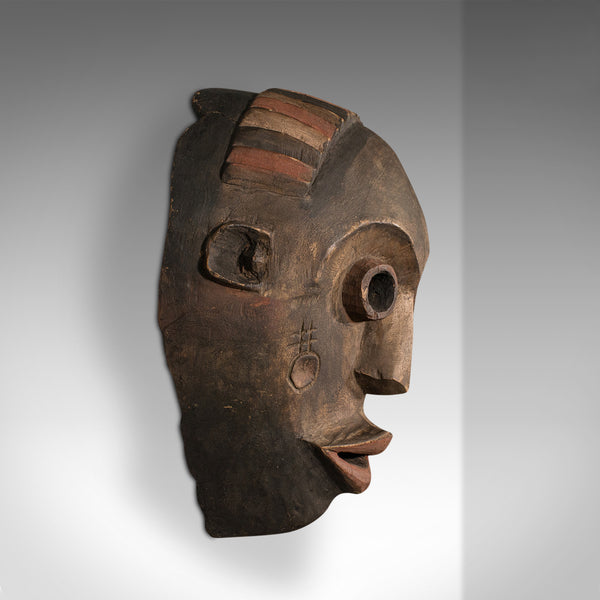 Antique Carved Dan Mask, Ivorian, African, Tribal, Ivory Coast, Victorian, 1900