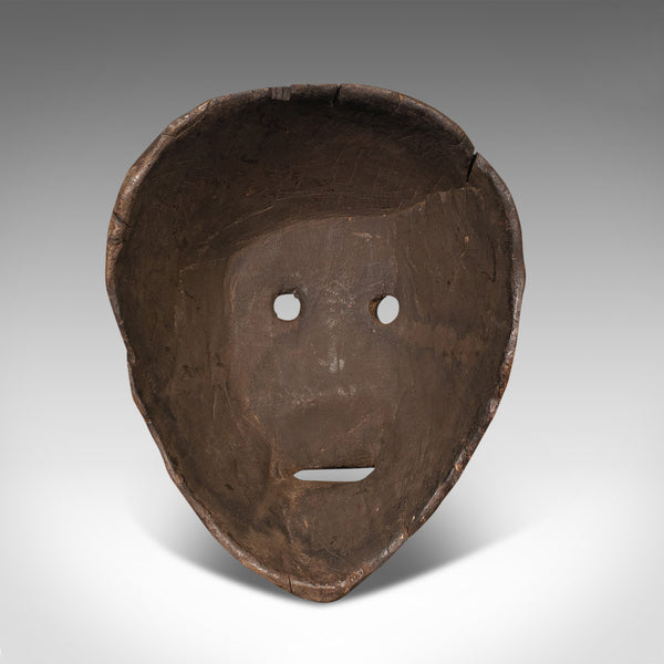 Antique Carved Dan Mask, Ivorian, African, Tribal, Ivory Coast, Victorian, 1900