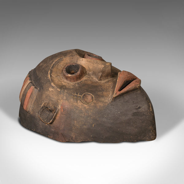 Antique Carved Dan Mask, Ivorian, African, Tribal, Ivory Coast, Victorian, 1900