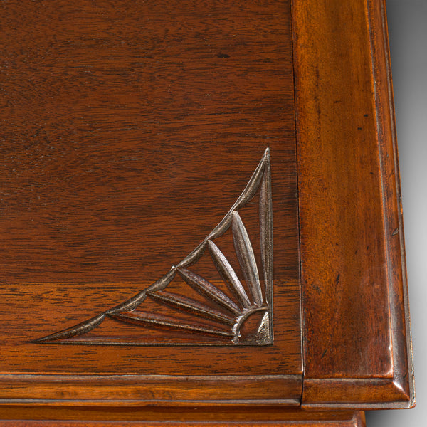 Antique Hotel Reception Correspondence Box, English, Writing Slope, Edwardian