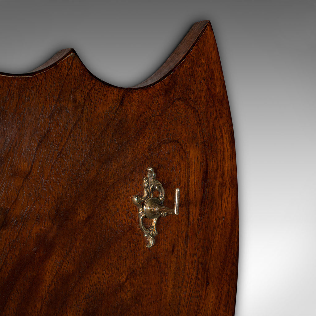 Antique Lodge Keymaster's Board, Continental, Walnut, Key Shield ...