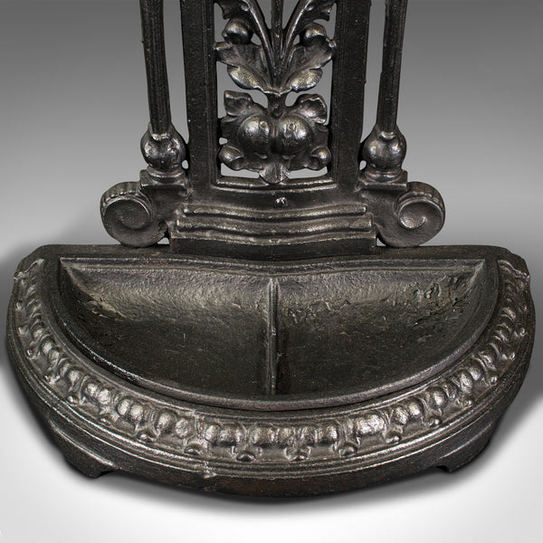 Antique Decorative Hall Stick Stand, English, After Coalbrookdale, Edwardian