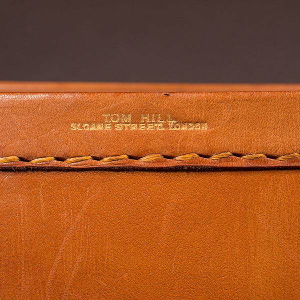 Large Antique Suitcase, English, Leather, Gentleman's Travelling Case, Edwardian