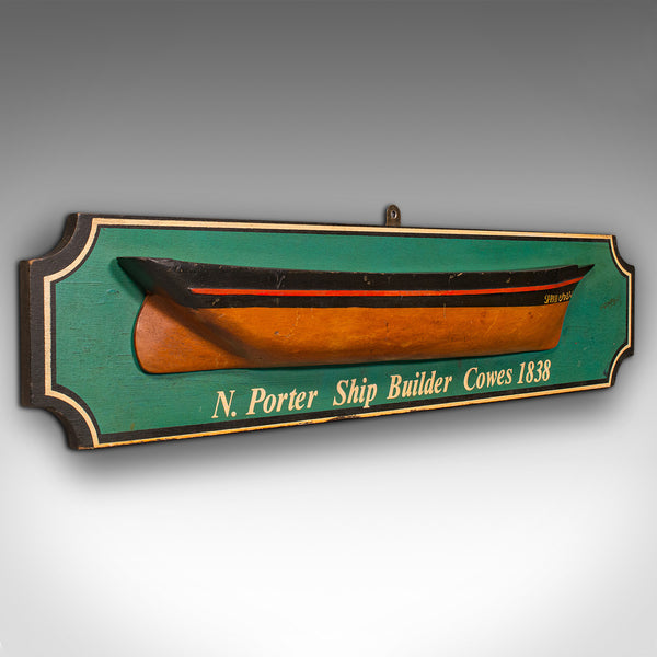 Antique Shipwright's Example Board, English, Nautical Decorative Model, Maritime