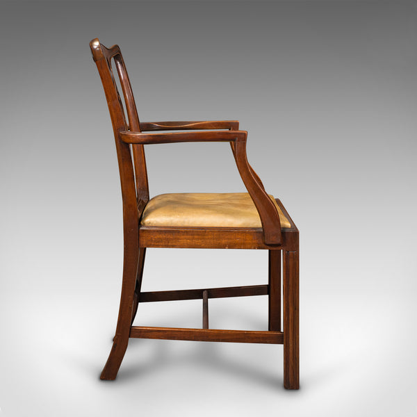Set of 10 Antique Carver Dining Chairs, English, Chippendale Revival, Victorian