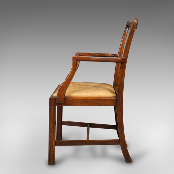 Set of 10 Antique Carver Dining Chairs, English, Chippendale Revival, Victorian