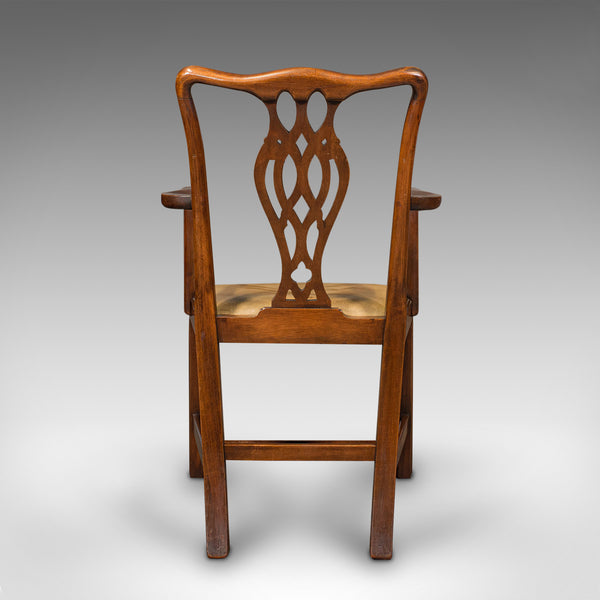 Set of 10 Antique Carver Dining Chairs, English, Chippendale Revival, Victorian