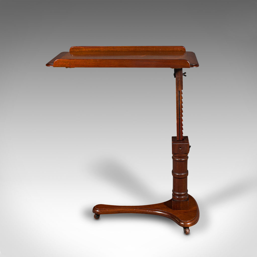 Antique Adjustable Reading Table, English, Lectern, Recital Stand ...