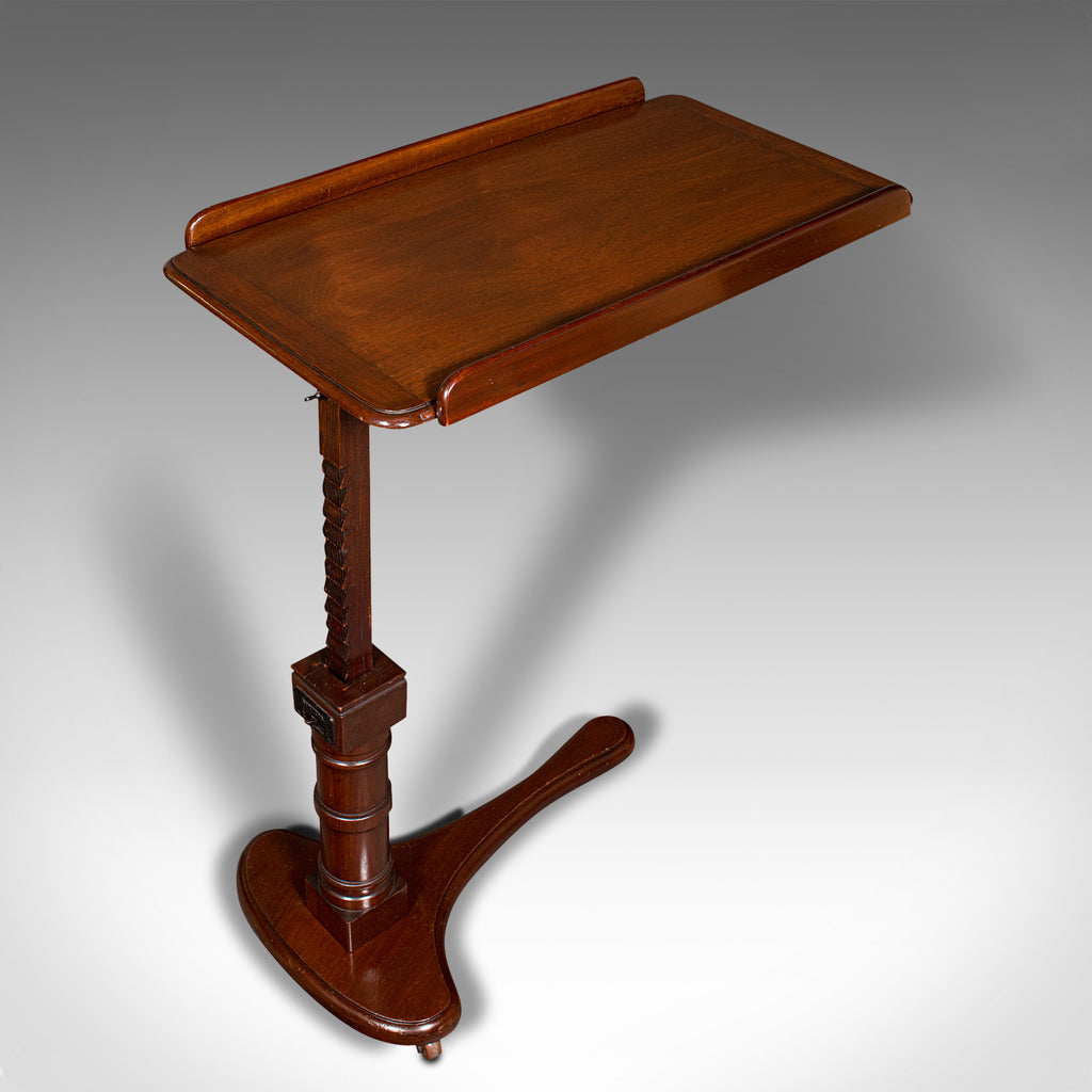 Antique Adjustable Reading Table, English, Lectern, Recital Stand ...
