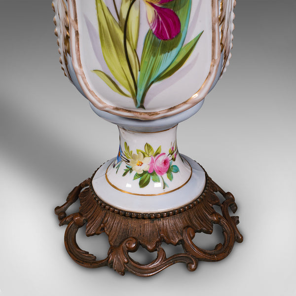 Antique Mantlepiece Vase, French, Ceramic, Planter, Jardiniere, Victorian, 1900