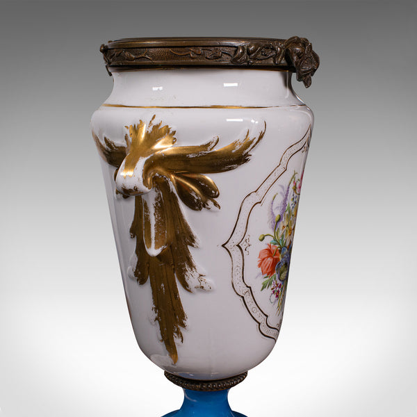 Antique Decorative Jardiniere, French, Ceramic, Display Planter, Vase, Victorian