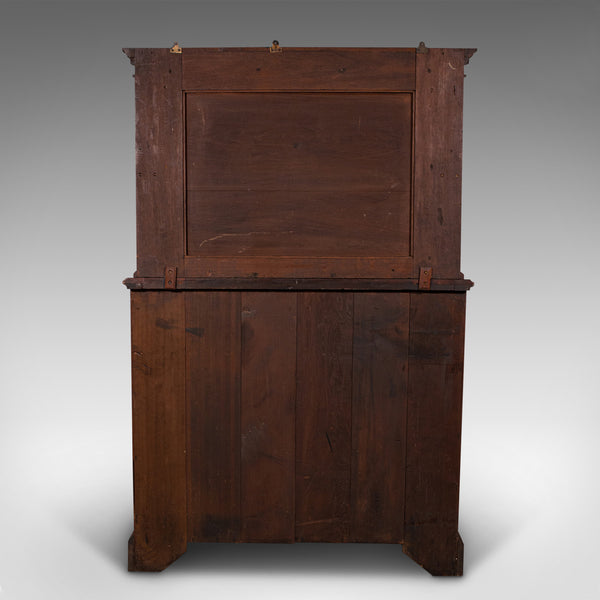 Antique Secretaire Sideboard, English, Correspondence Cabinet, Victorian, C.1900