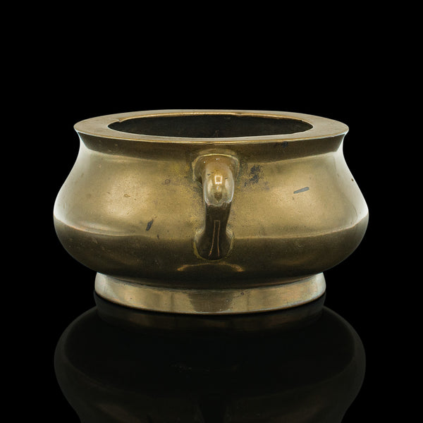 Vintage Censer, Chinese, Bronze, Incense Burner, Cup, Dish, Art Deco, Circa 1940
