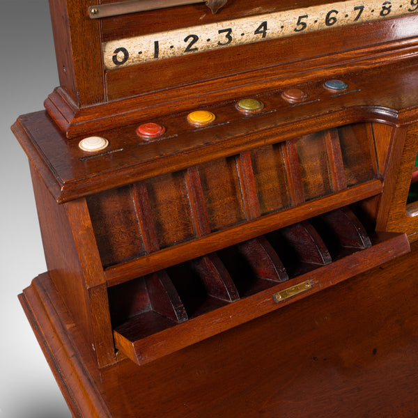 Large Antique Billiard Scoreboard Cabinet, Walnut, Burroughes & Watts, Edwardian