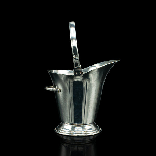 Small Antique Vesta Holder, English, Silver Plate, Decorative, Table, Treen