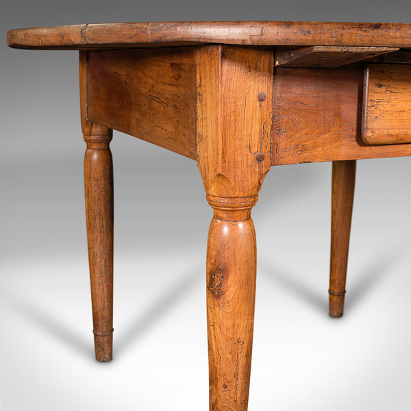 Antique Provencal Baker's Table, French, 4 Seat, Kitchen, Boulangerie, Victorian