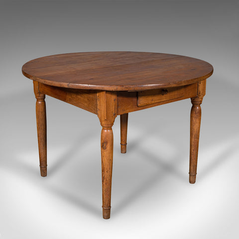 Antique Provencal Baker's Table, French, 4 Seat, Kitchen, Boulangerie, Victorian