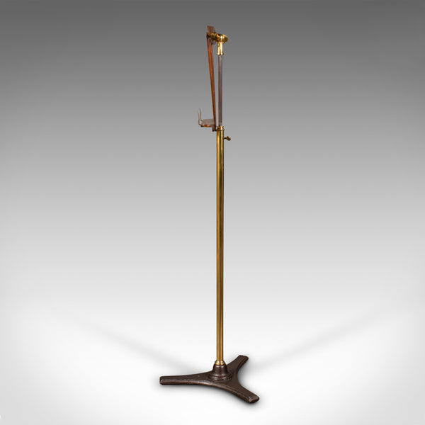 Antique Music Stand, English, Adjustable, Recital, Lectern Rest, Victorian, 1870