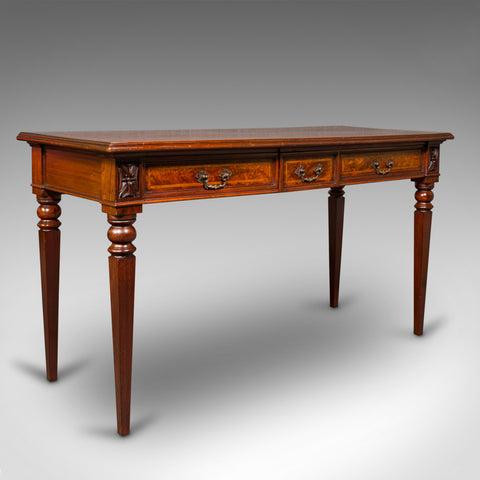 Antique Writer's Desk, English, Inlay, Side, Serving Table, Georgian, C.1800