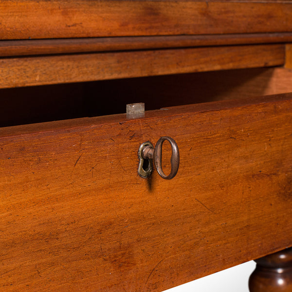 Antique Writing Desk, French, Flame, Cedar, Bonheur Du Jour, Victorian, C.1860