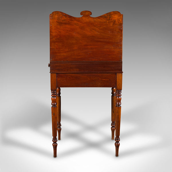 Antique Writing Desk, French, Flame, Cedar, Bonheur Du Jour, Victorian, C.1860