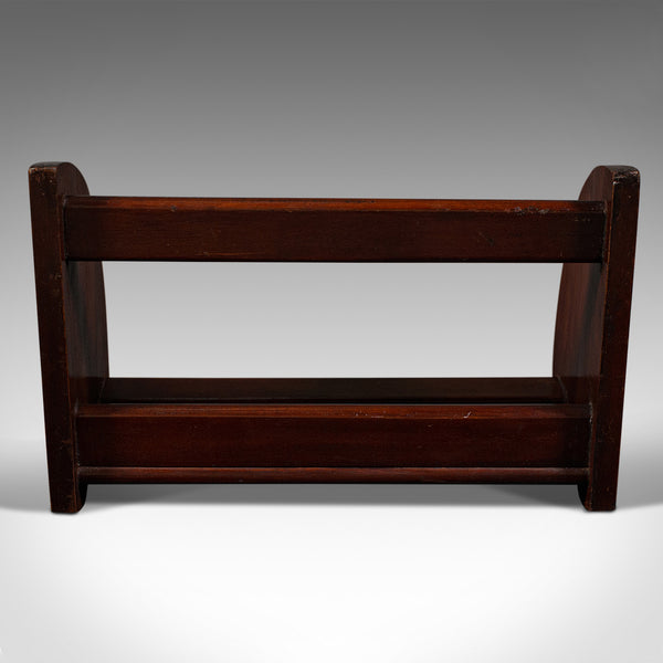 Small Antique Book Rest, English, Pine, Novel Rack, Trough, Edwardian, C.1910