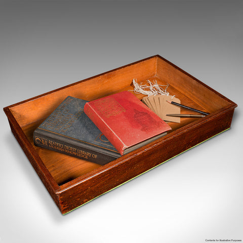 Antique Librarian's Book Tray, English, Tool Slide, Storage, Georgian, C.1800