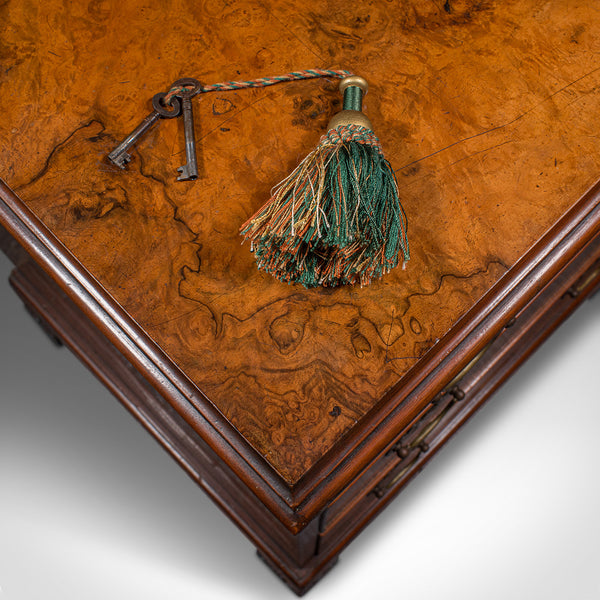 Pair Of Antique Chest of Drawers, Walnut, Bedside Cabinet, Nightstand, Victorian