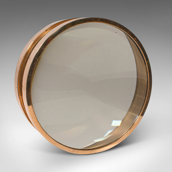 Antique Library Magnifier, English, Bronze, Magnifying Glass, Victorian, C.1900