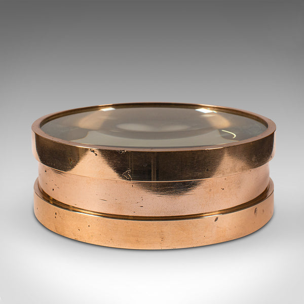 Antique Library Magnifier, English, Bronze, Magnifying Glass, Victorian, C.1900