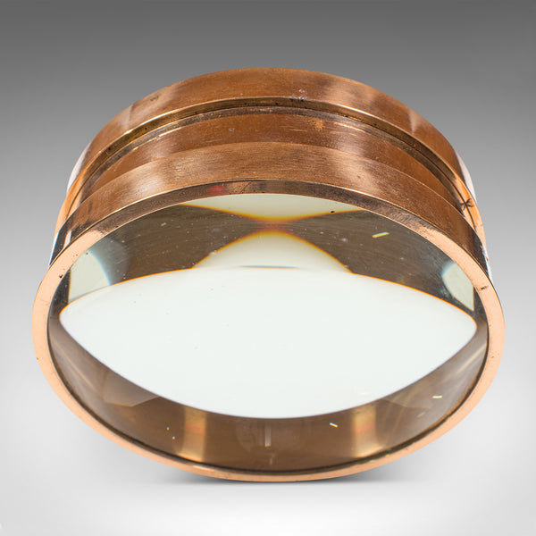 Antique Library Magnifier, English, Bronze, Magnifying Glass, Victorian, C.1900