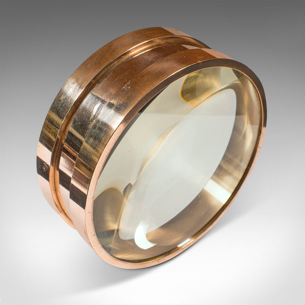 Antique Library Magnifier, English, Bronze, Magnifying Glass, Victorian, C.1900