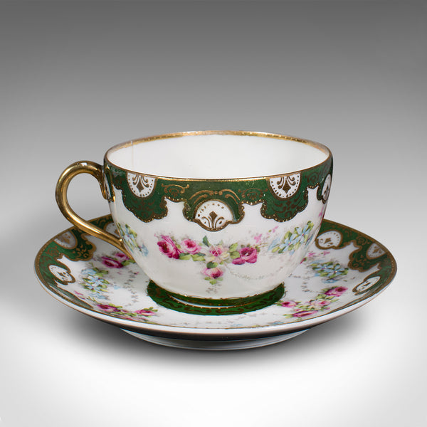 Antique Tea Service, German, Porcelain, 12 Person, Afternoon Set, Edwardian