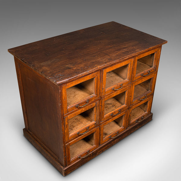 Antique Haberdasher's Cabinet, English, Shop Keeper, Chest of Drawers, Victorian