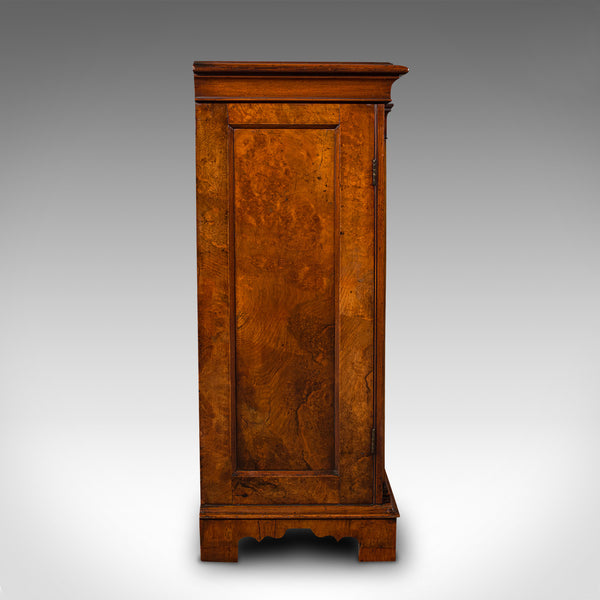 Antique Country House Display Bookcase, English, Burr Walnut, Library, Regency