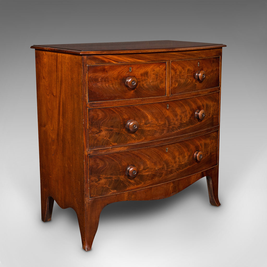 Bow fronted clearance chest of drawers