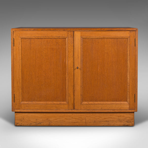 Antique Laboratory Cabinet, English, Oak, Bookcase, Cocktail Cupboard, Edwardian