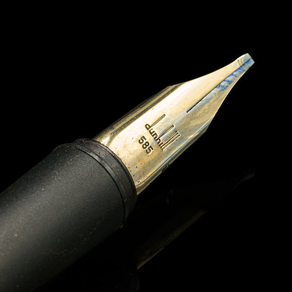 Set of 3 Vintage Dunhill Pens, German, Fountain, Fibre Tip, 14k Gold Nib, Desk