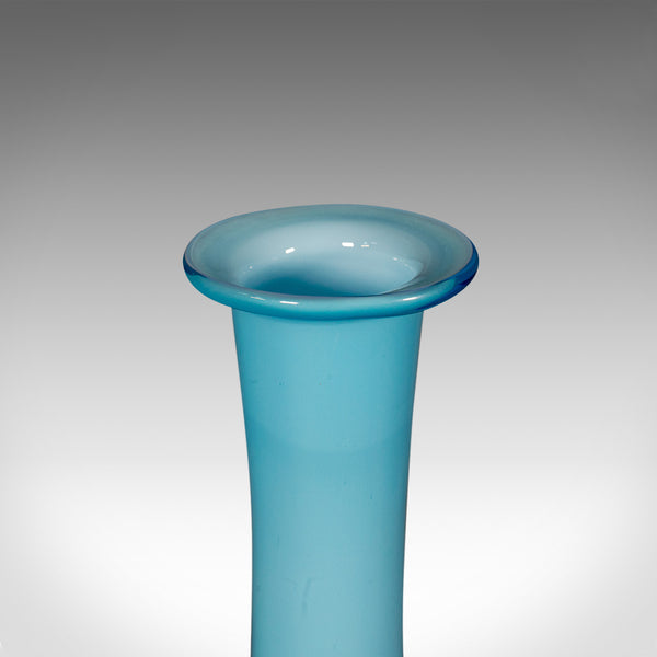 Tall Vintage Decorative Flask, French, Blown Glass, Spirit Decanter, Circa 1970