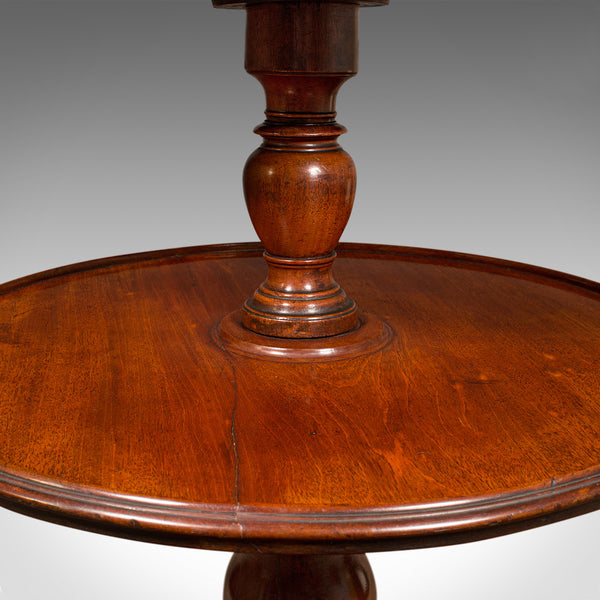 Antique Country House Dumb Waiter, English, 2-Tier Serving Table, Georgian, 1780
